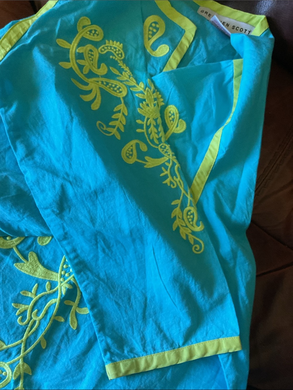 Gretchen Scott V neck blouse - Picture 4 of 5